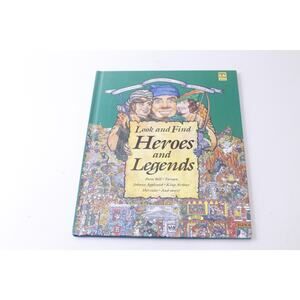 Looking Fun, Heroes And Legends, 1992, History, Picture Book, Vintage, Hardcover